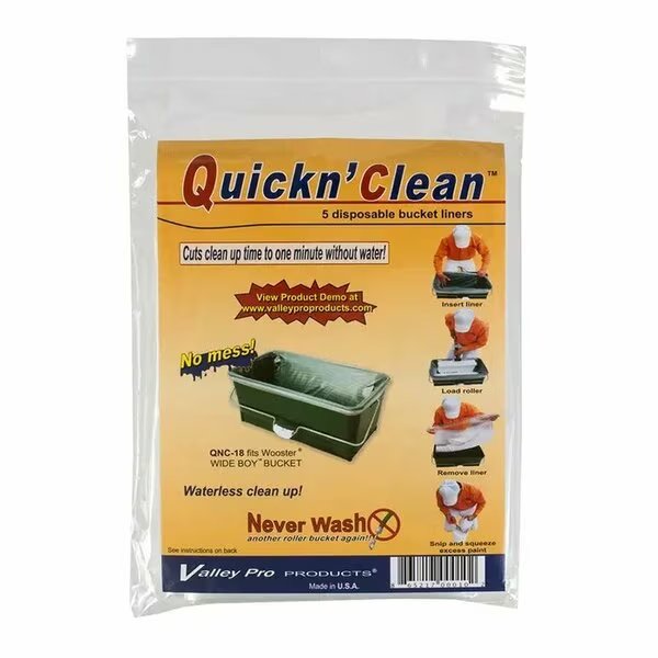 Quickn' Clean Quick N' Clean Wide Boy 5Pk Of Liners, Wooster, Mfr#: 00R4720000